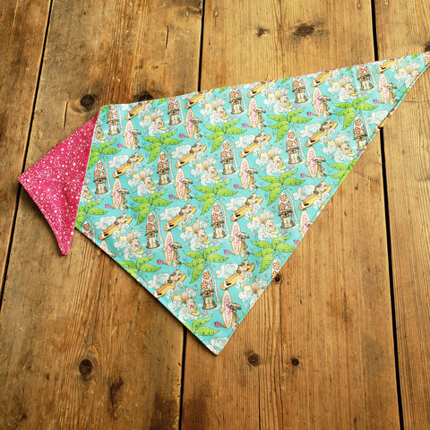 Dog Bandana -Reversible Classic Tie On